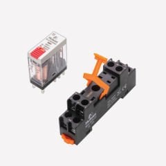 060 091 Çift kontak 24vdc endüsriyel röle