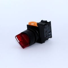 Fortech 0-1 Ledli kalıcı Kırmızı Buton 220V