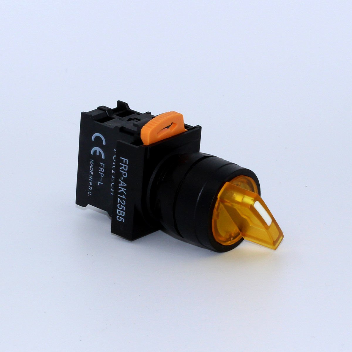 Fortech 0-1 Ledli kalıcı Sarı Buton 24V