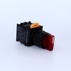 Fortech 1-0-2 Ledli kalıcı Kırmızı Buton 220V