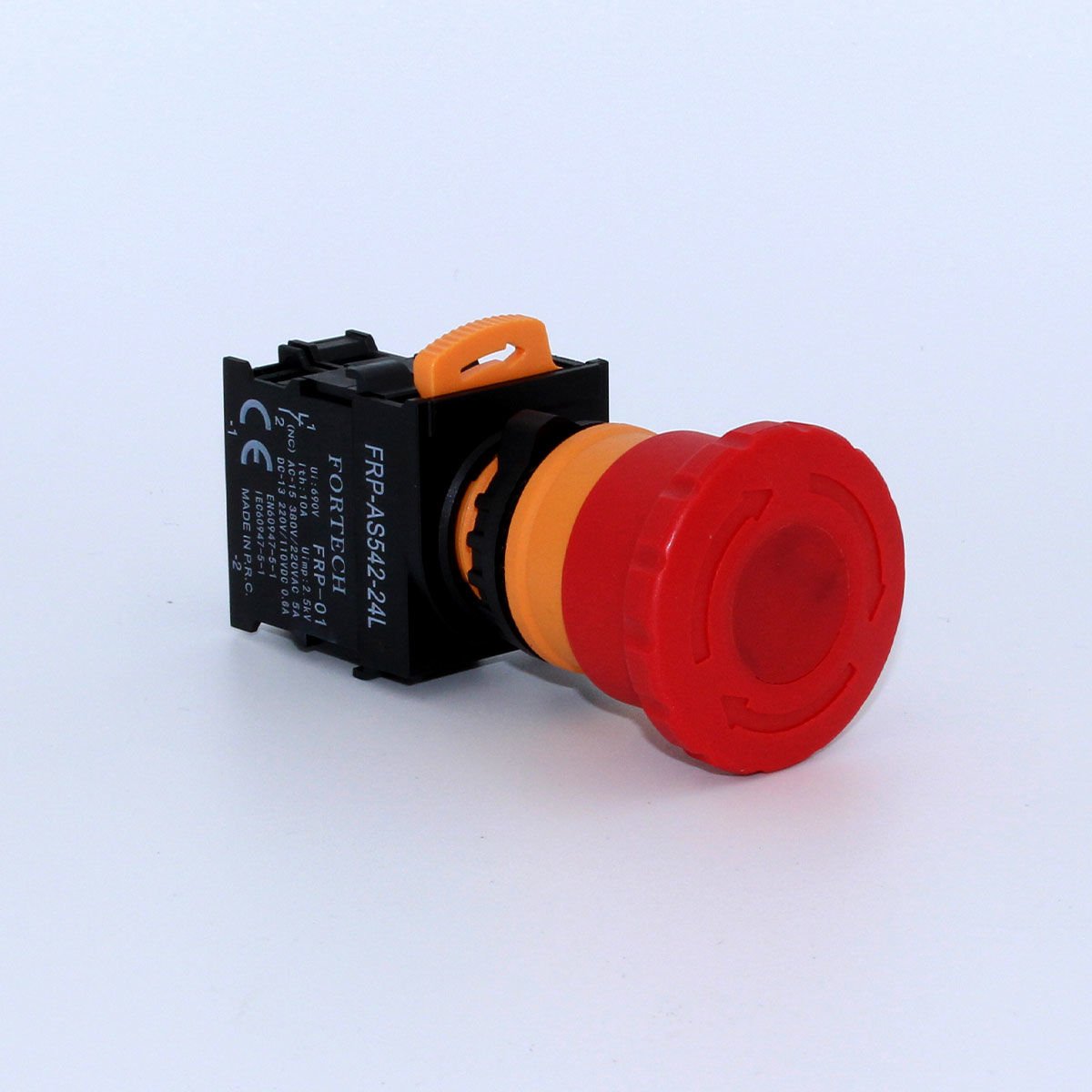 Fortech Kalıcı AciL Stop Butonu 24V Işıklı