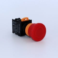 Fortech Kalıcı AciL Stop Butonu 220V Işıklı