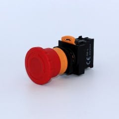 Fortech Kalıcı AciL Stop Butonu 220V Işıklı