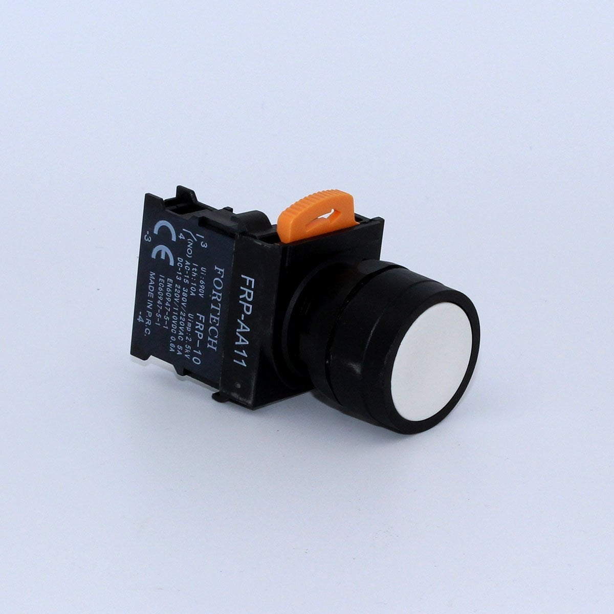 Fortech Yaylı Beyaz Start Butonu