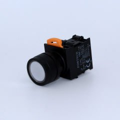 Fortech Yaylı Ledli Beyaz Start Butonu 24V