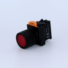 Fortech Yaylı Ledli Kırmızı Stop Butonu 220V