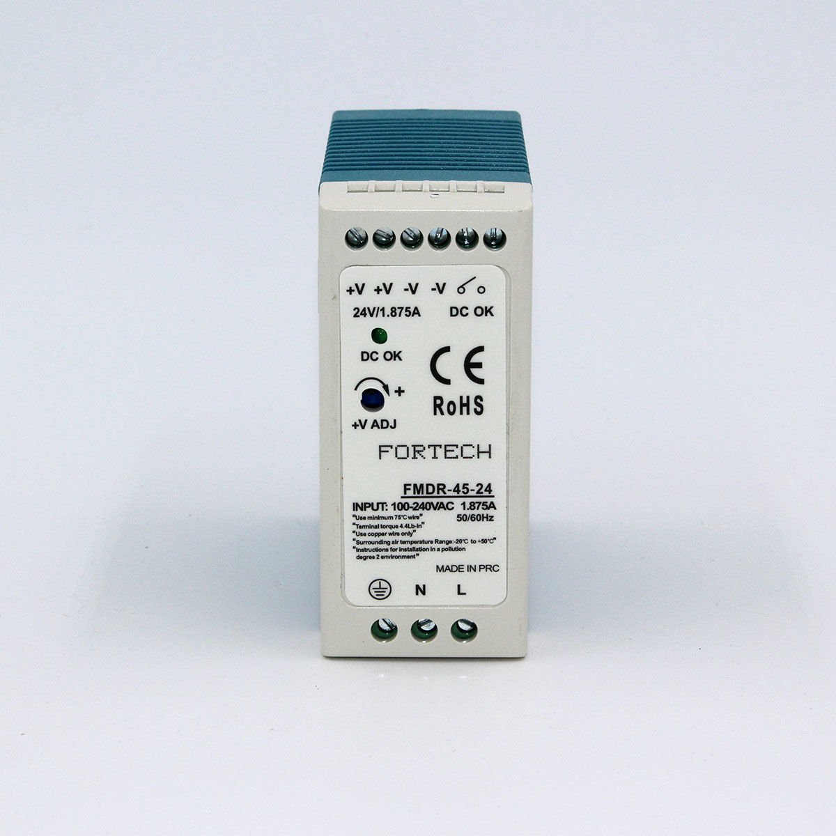 Fortech 45W-24V 1,87Amp Ray Tip Güç Kaynağı