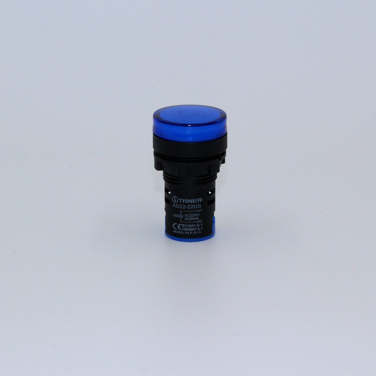 Fortech 22Mm 220V Sinyal Lambası Mavi