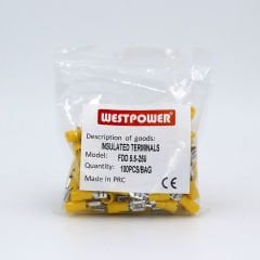 Fortech İzoleli Faston Terminal Dişi Fdd 5,5-250