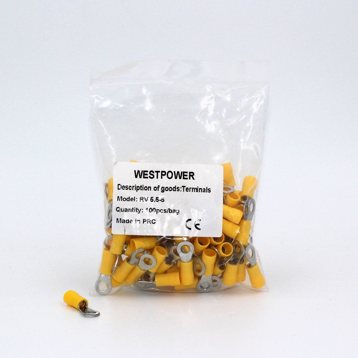 Fortech İzoleli Yuvarlak Tip Kablo Ucu Rv5,5-5