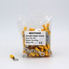 Fortech İzoleli Yuvarlak Tip Kablo Ucu Rv5,5-8