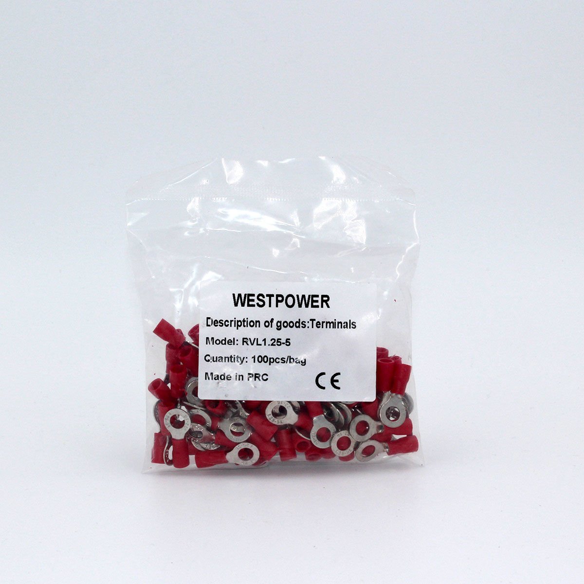 Fortech İzoleli Yuvarlak Tip Kablo Ucu Rvl1,25-5