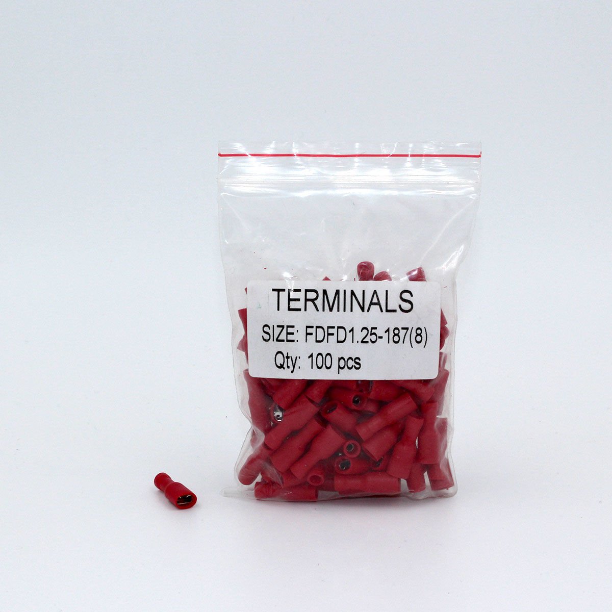 Fortech Tam İzoleli Dişi Faston Terminal 1,25-187(8)