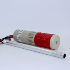 Fortech Led Ampullu Bir Katlı Işıklı Kolon Kırmızı 224V