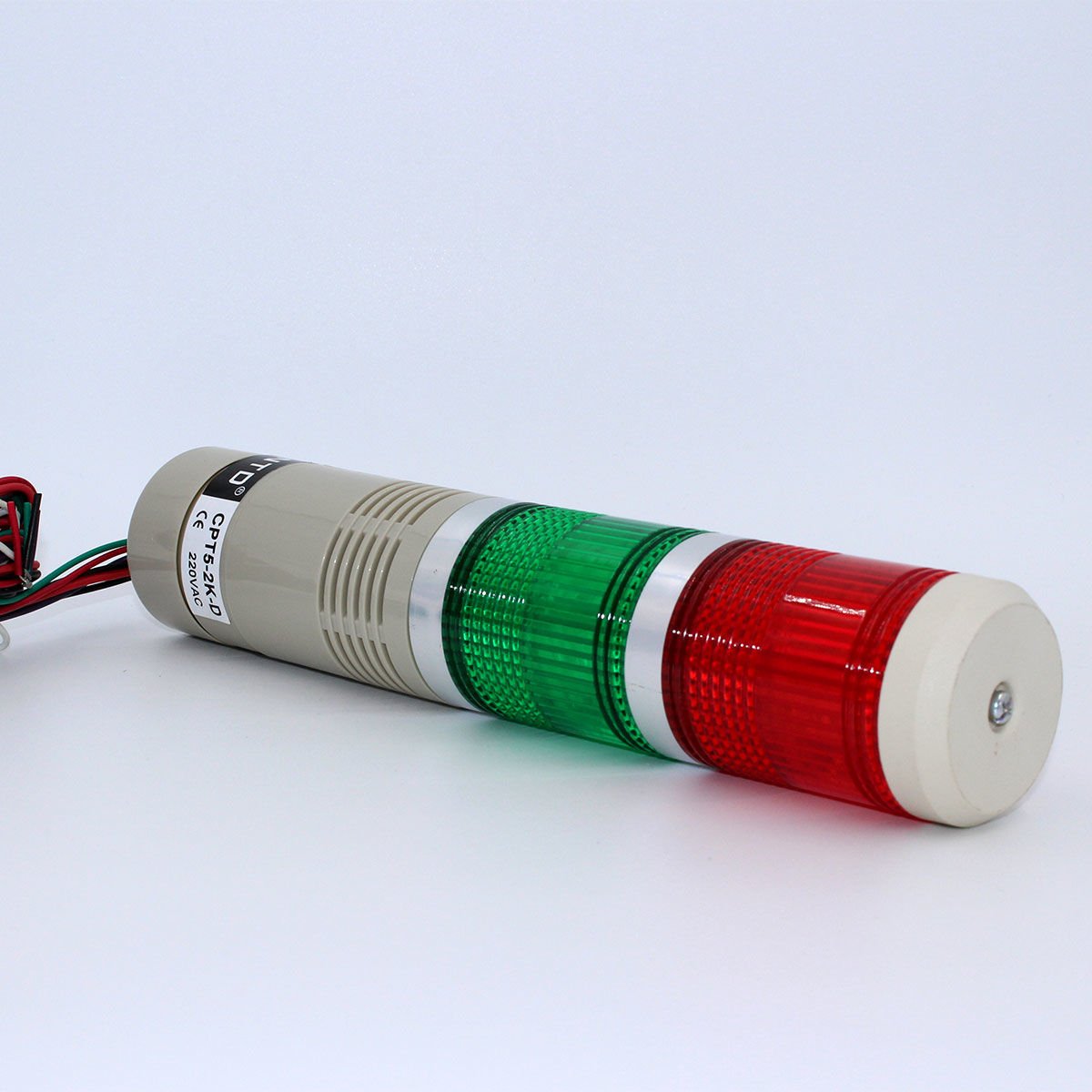 Fortech Led Ampullu İki Katlı Işıklı Kolon Kırmızı 220V