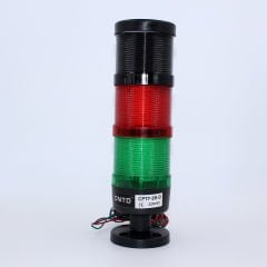 Fortech Led Ampullu İki Katlı Işıklı Kolon Kırmızı 220V