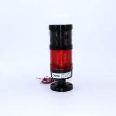 Fortech Led Ampullu Tek Katlı Işıklı Kolon Kırmızı 220V