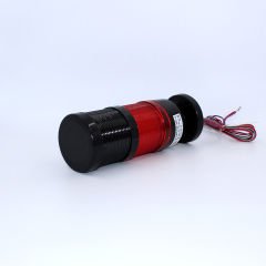 Fortech Led Ampullu Tek Katlı Işıklı Kolon Kırmızı 220V