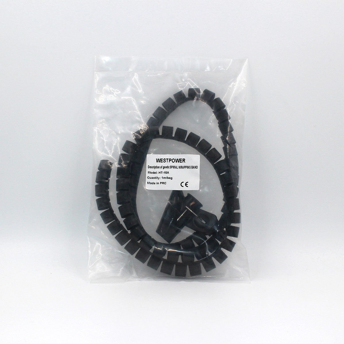 Fortech Kablo Toplama Spirali (1Mt) Siyah Çap-15