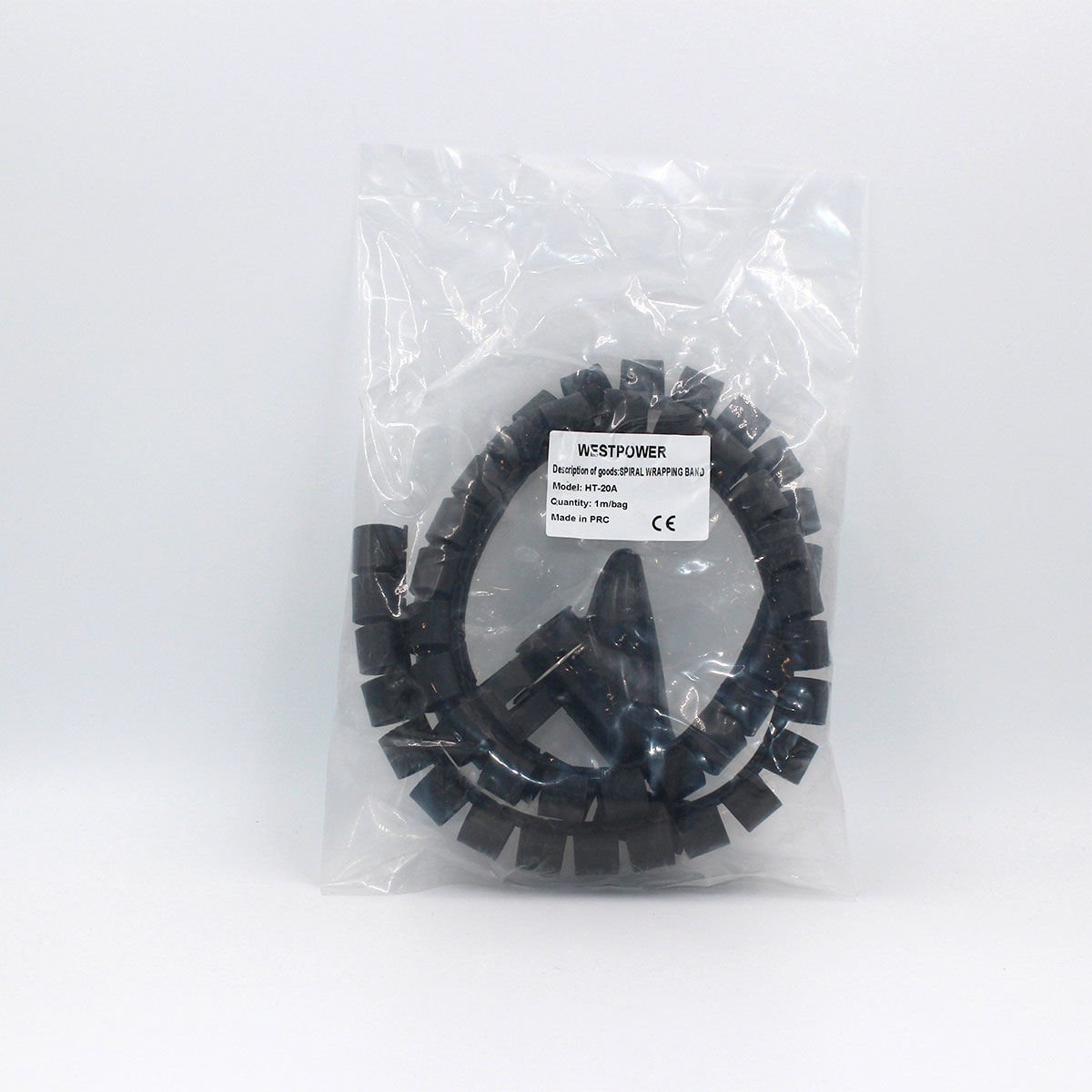 Fortech Kablo Toplama Spirali (1Mt) Siyah Çap-20