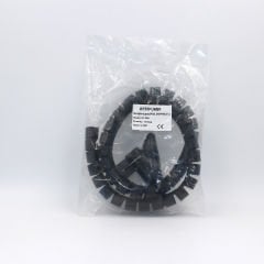 Fortech Kablo Toplama Spirali (1Mt) Siyah Çap-20