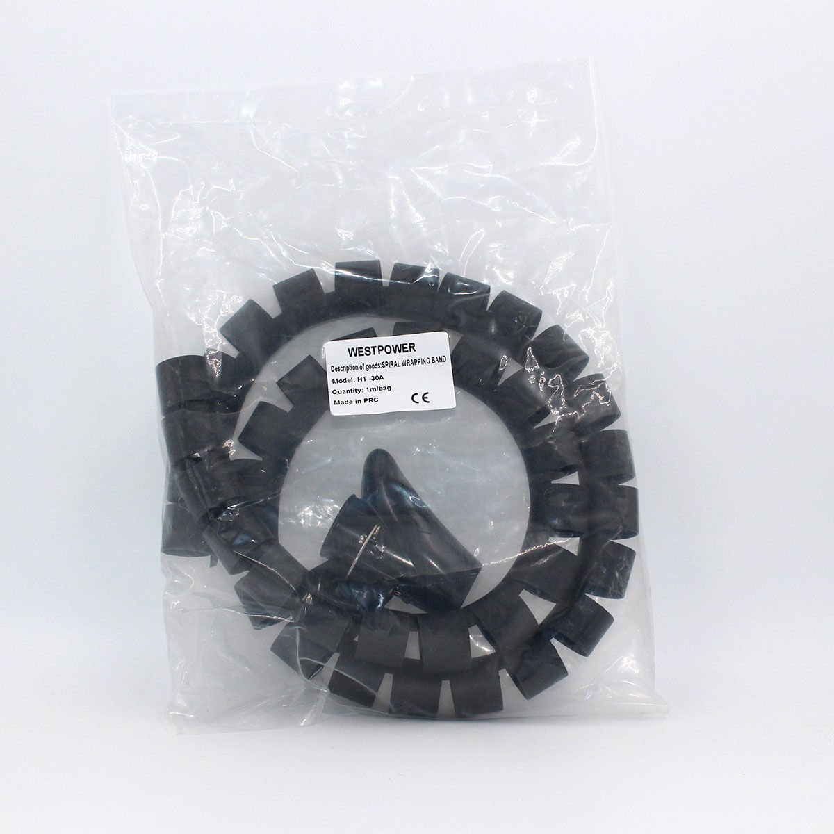 Fortech Kablo Toplama Spirali (1Mt) Siyah Çap-30