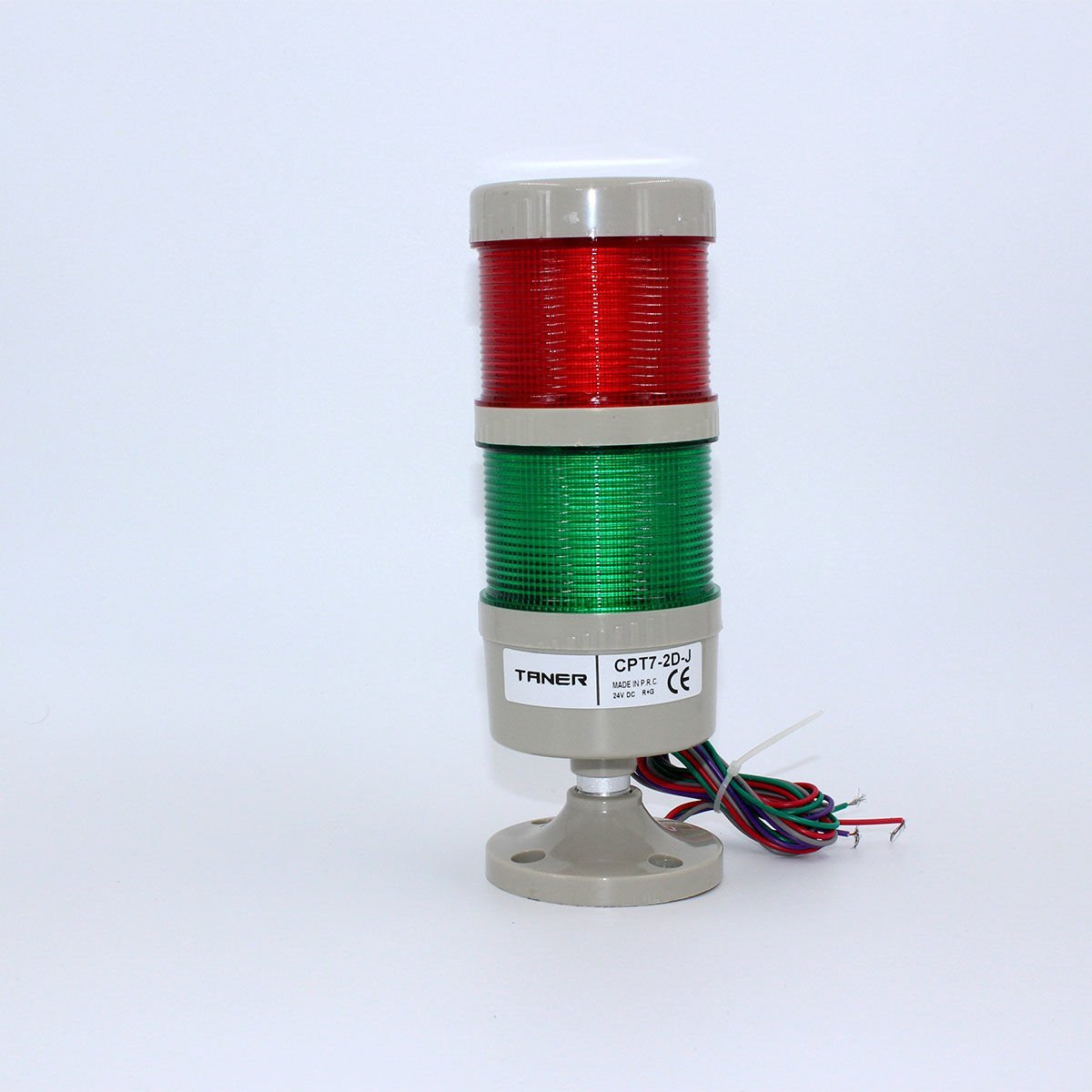 Fortech Led Ampüllü Sabit+Flaşör+Çakar+Döner Tip Işıklı Kolon 24V