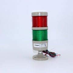 Fortech Led Ampüllü Sabit+Flaşör+Çakar+Döner Tip Işıklı Kolon 24V