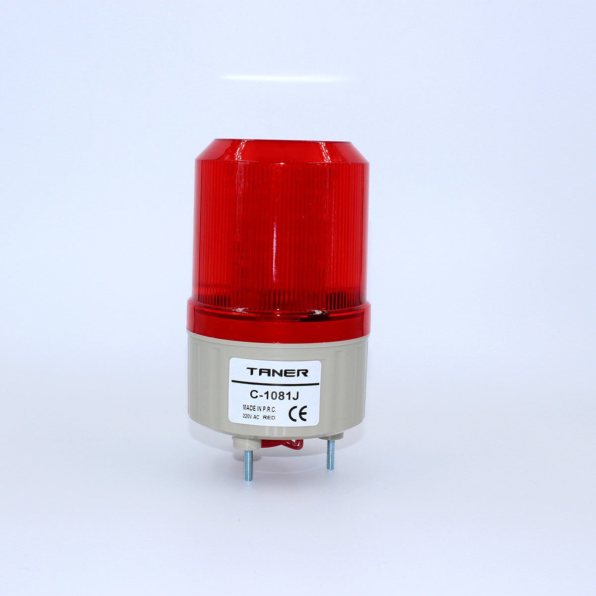 Fortech Tabana Montaj İkaz Lambası Kırmızı 220V