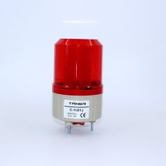Fortech Tabana Montaj İkaz Lambası Kırmızı 220V