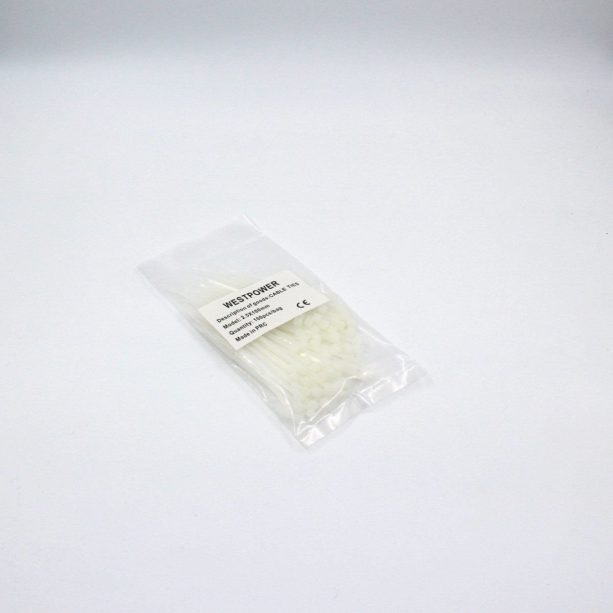 Fortech Plastik Kablo Bağı Beyaz 2.5X100