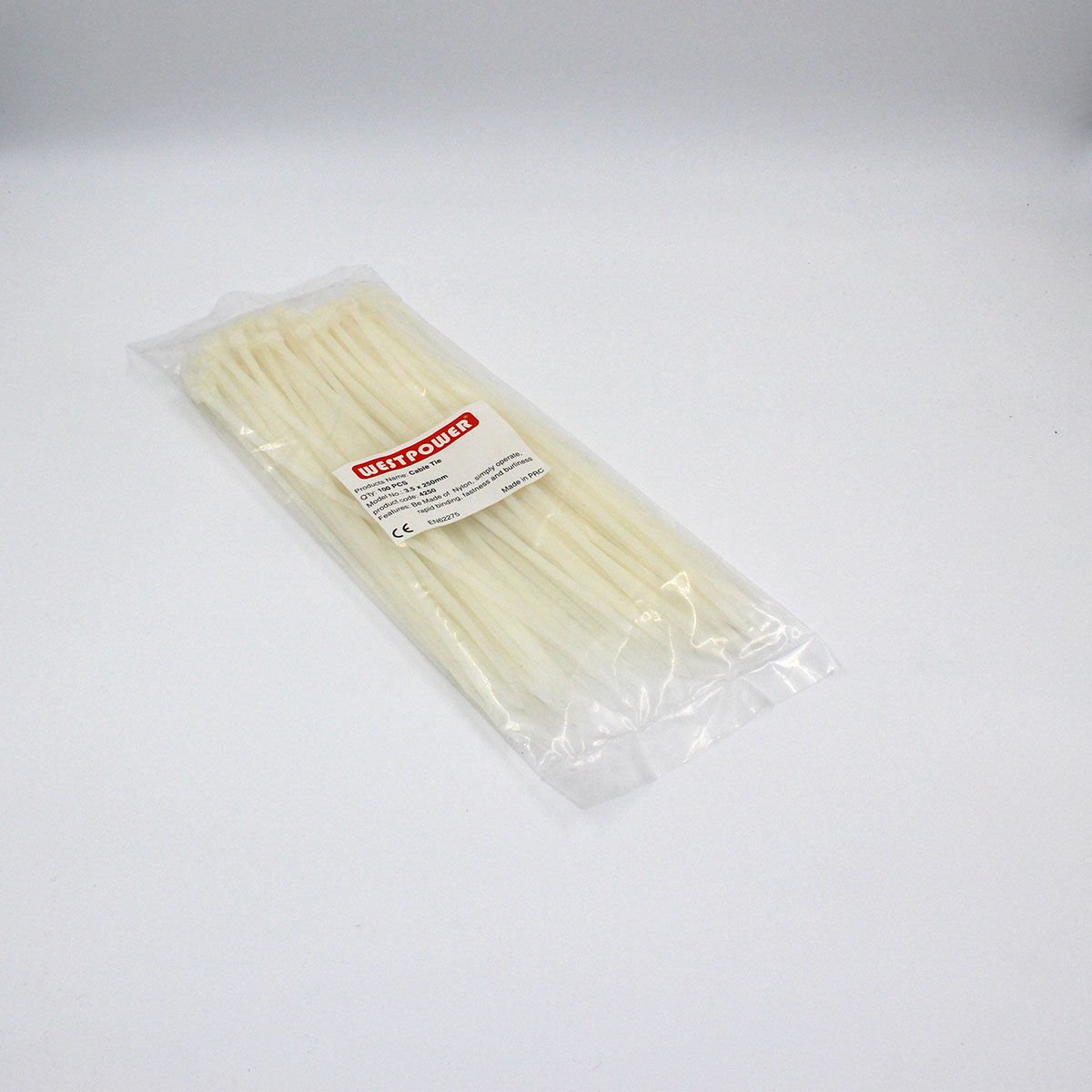 Fortech Plastik Kablo Bağı Beyaz 3.5X250