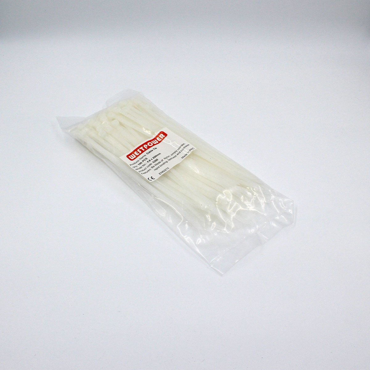 Fortech Plastik Kablo Bağı Beyaz 4.5X200