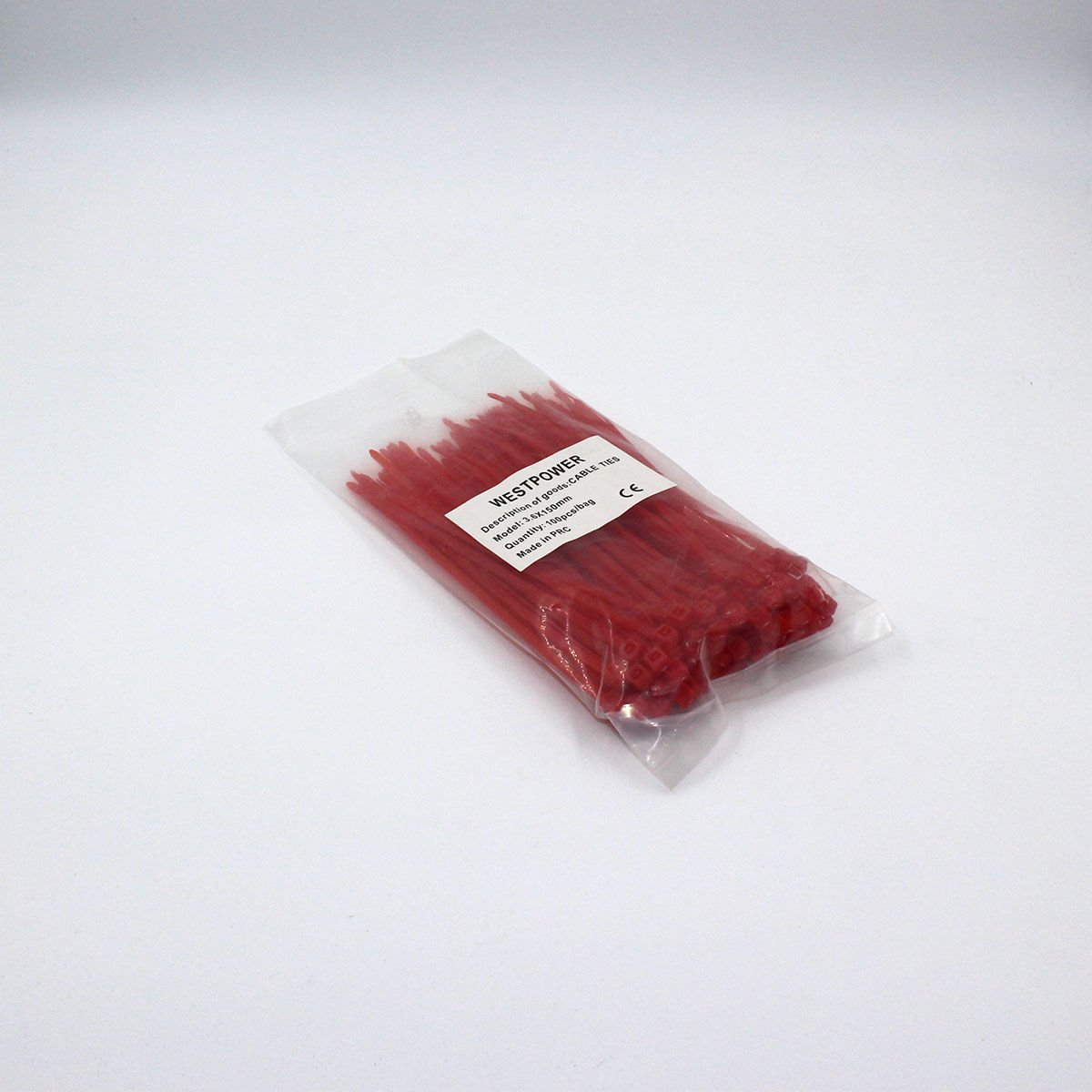 Fortech Plastik Kablo Bağı Kırmızı 3.5X150