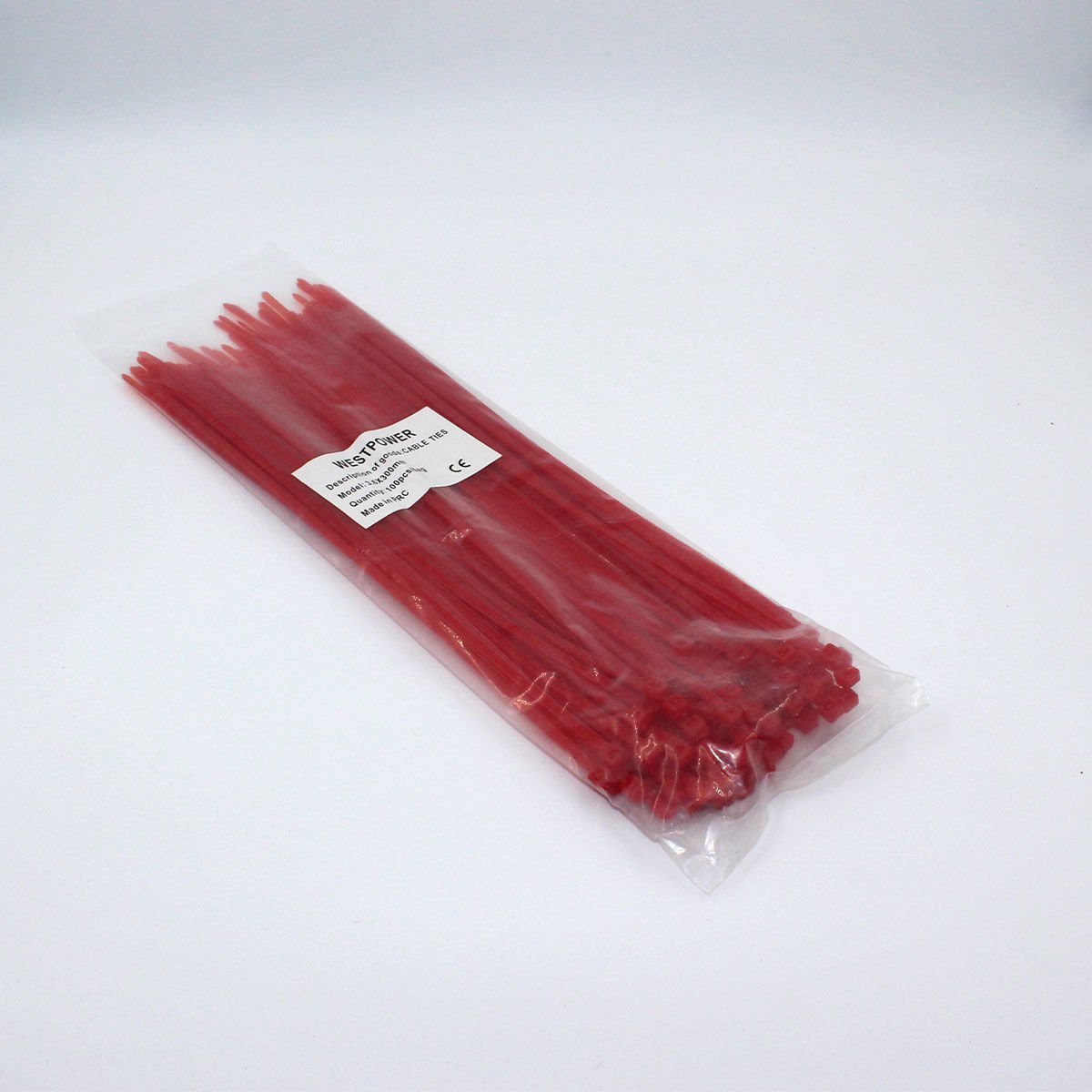 Fortech Plastik Kablo Bağı Kırmızı 3.5X300