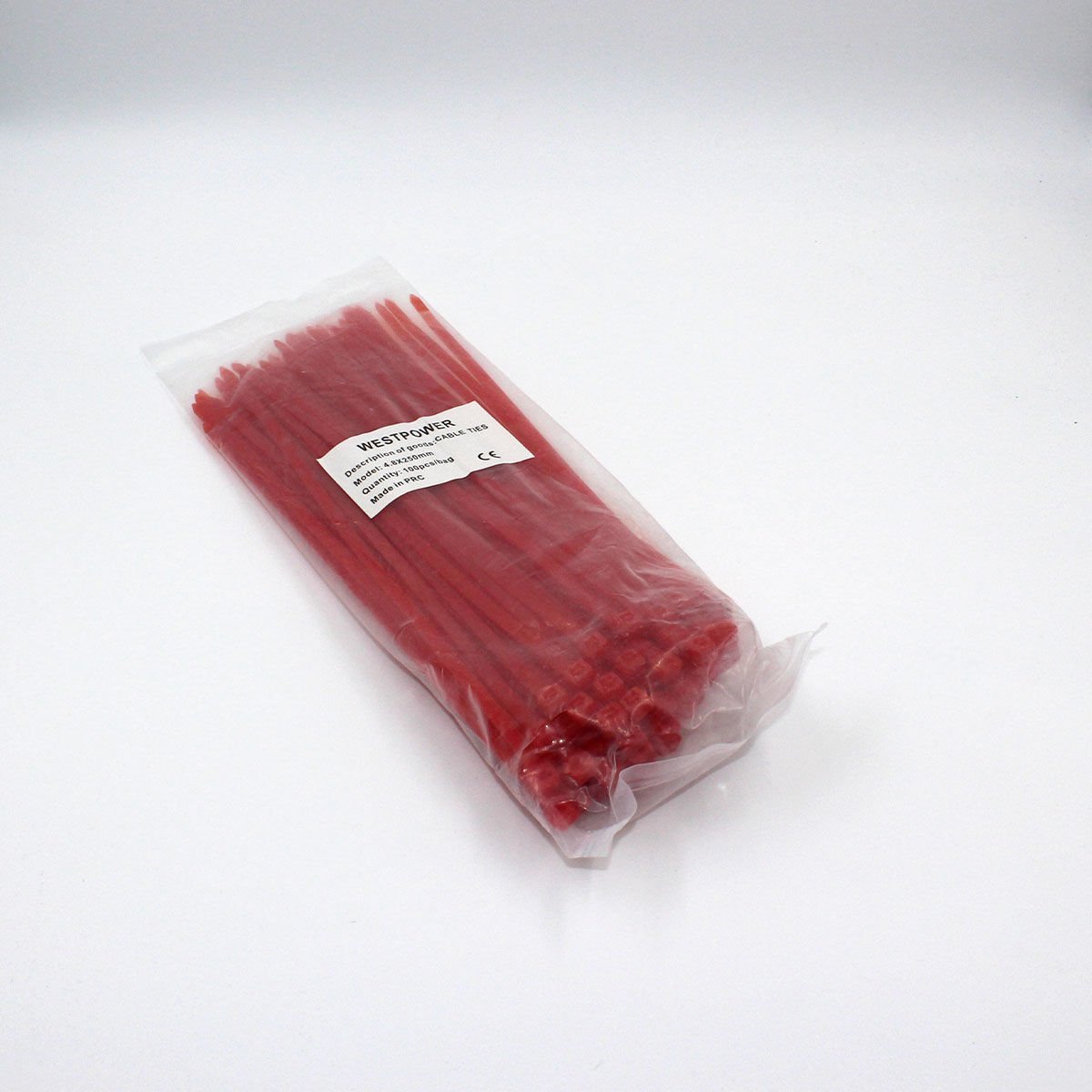 Fortech Plastik Kablo Bağı Kırmızı 4.8X250