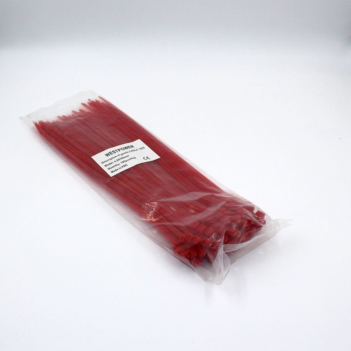 Fortech Plastik Kablo Bağı Kırmızı 4.8X300