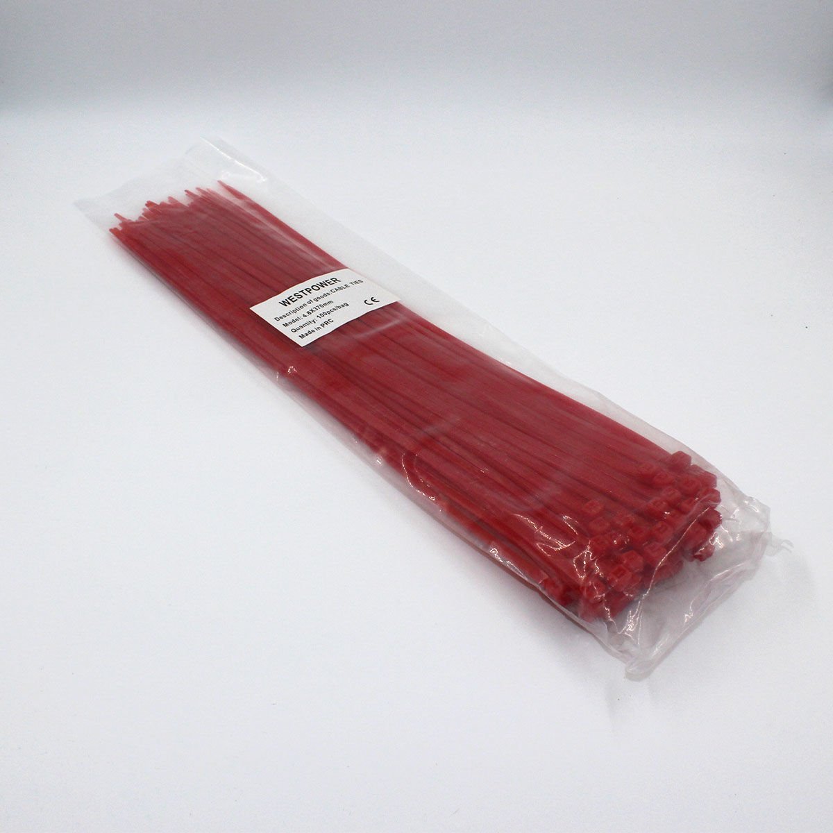 Fortech Plastik Kablo Bağı Kırmızı 4.8X370