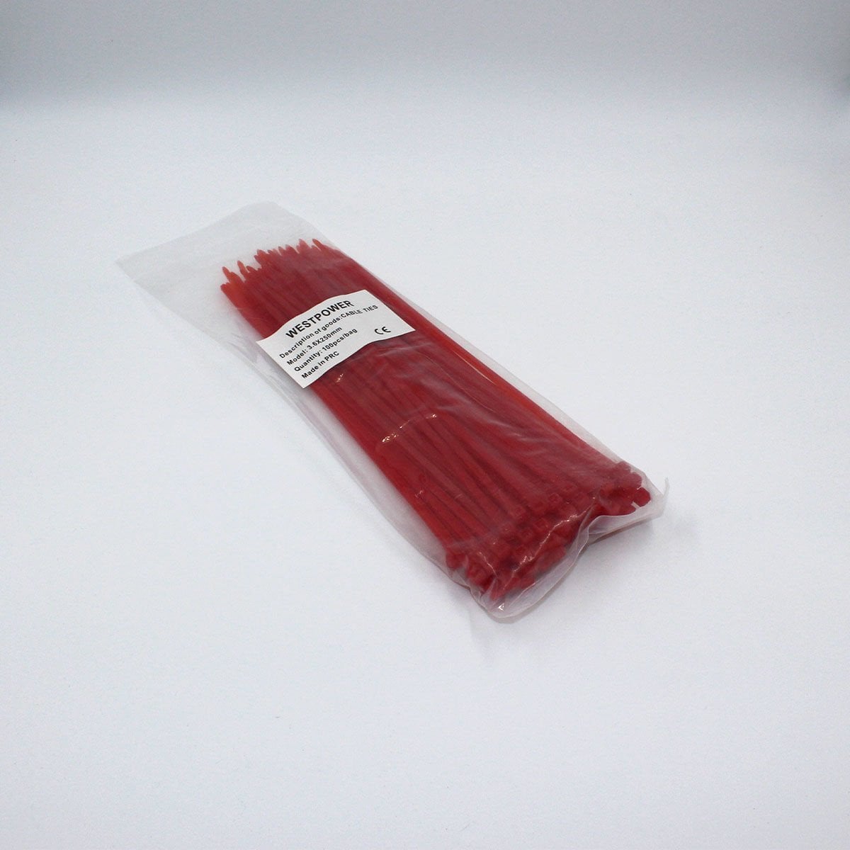 Fortech Plastik Kablo Bağı Kırmzı 3.5X250