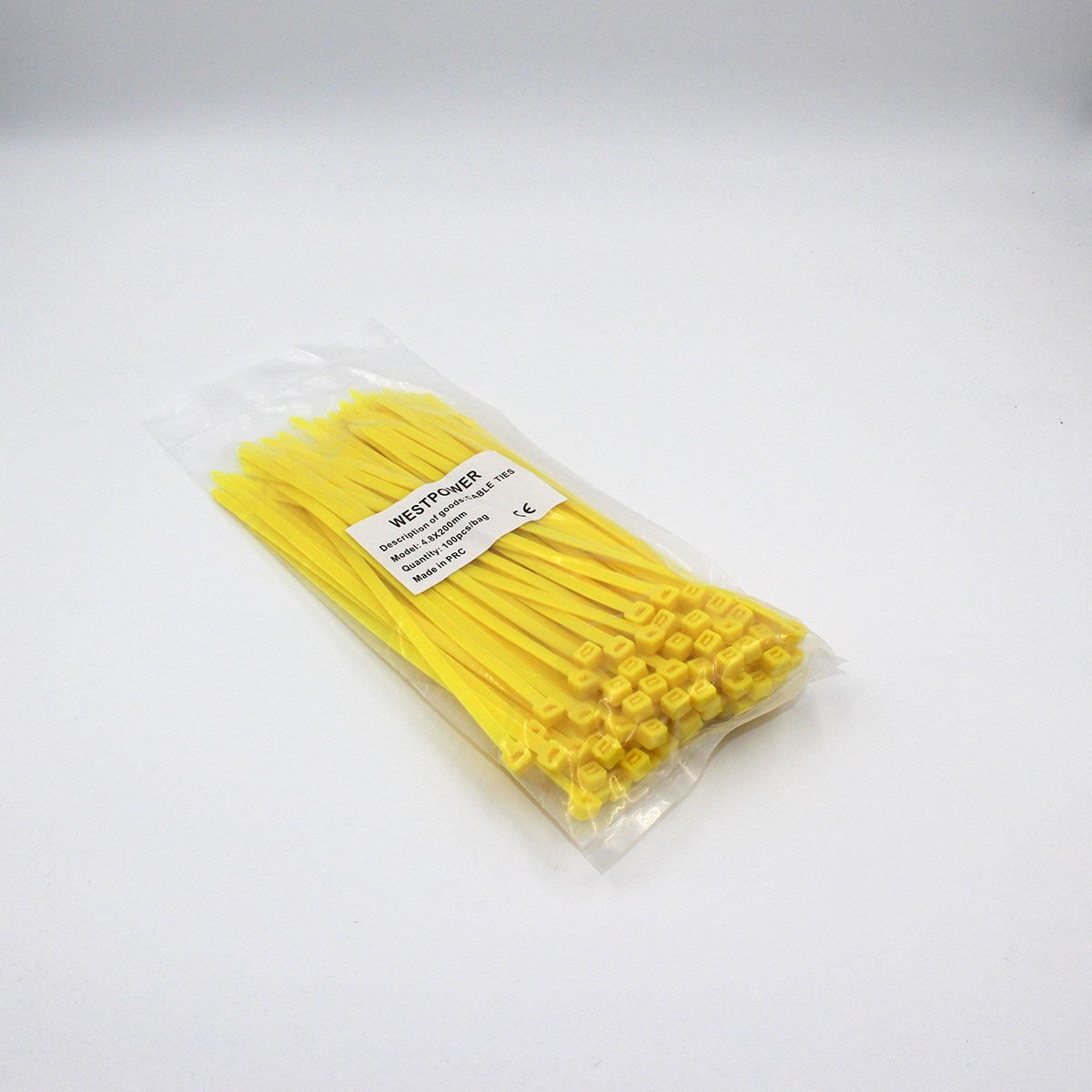 Fortech Plastik Kablo Bağı Sarı 4.8X200