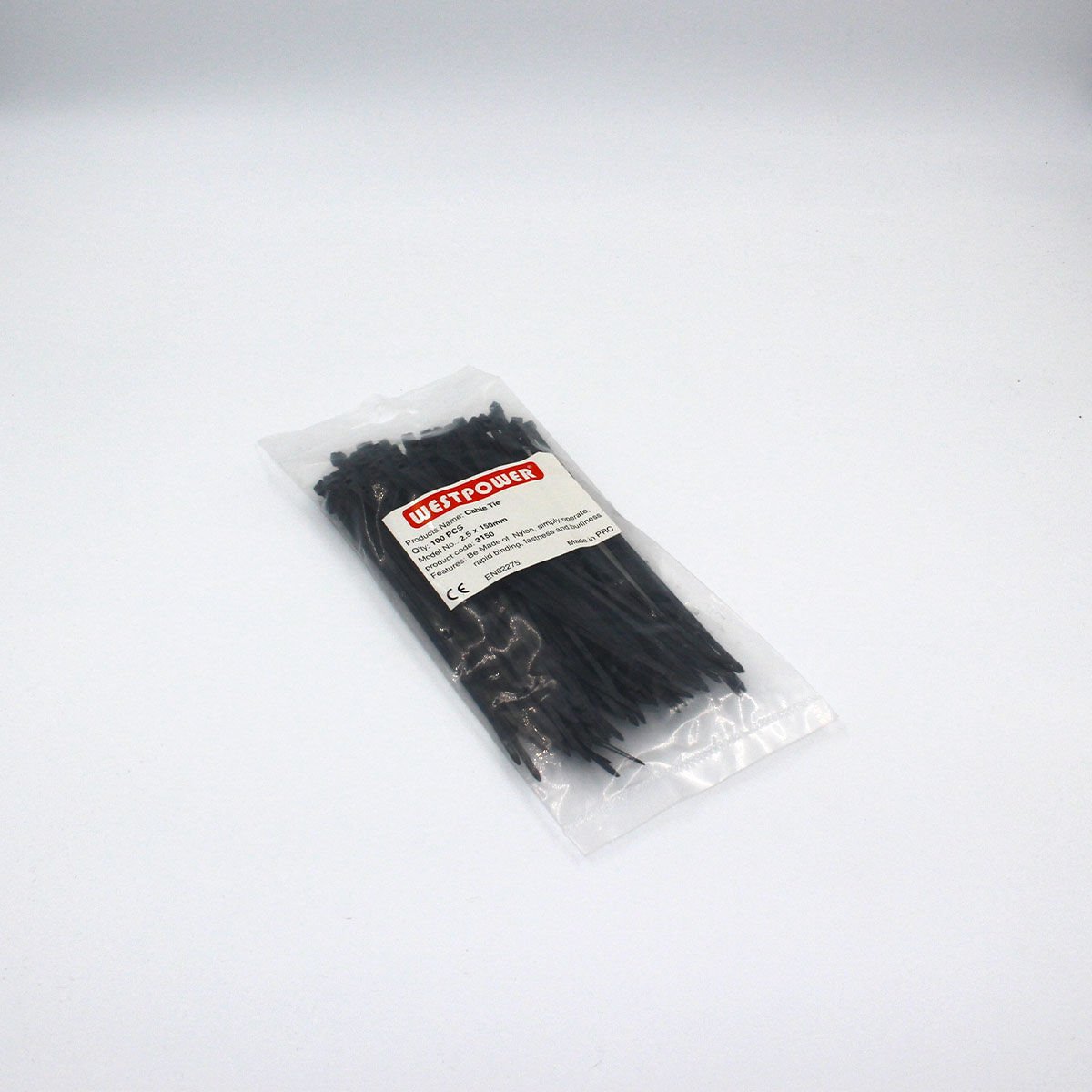 Fortech Plastik Kablo Bağı Siyah 2.5X150