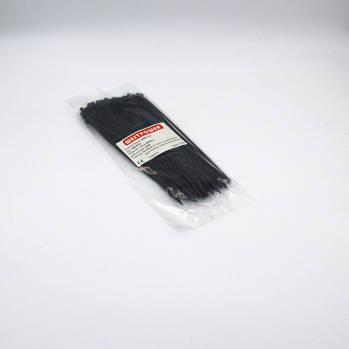 Fortech Plastik Kablo Bağı Siyah 2.5X200