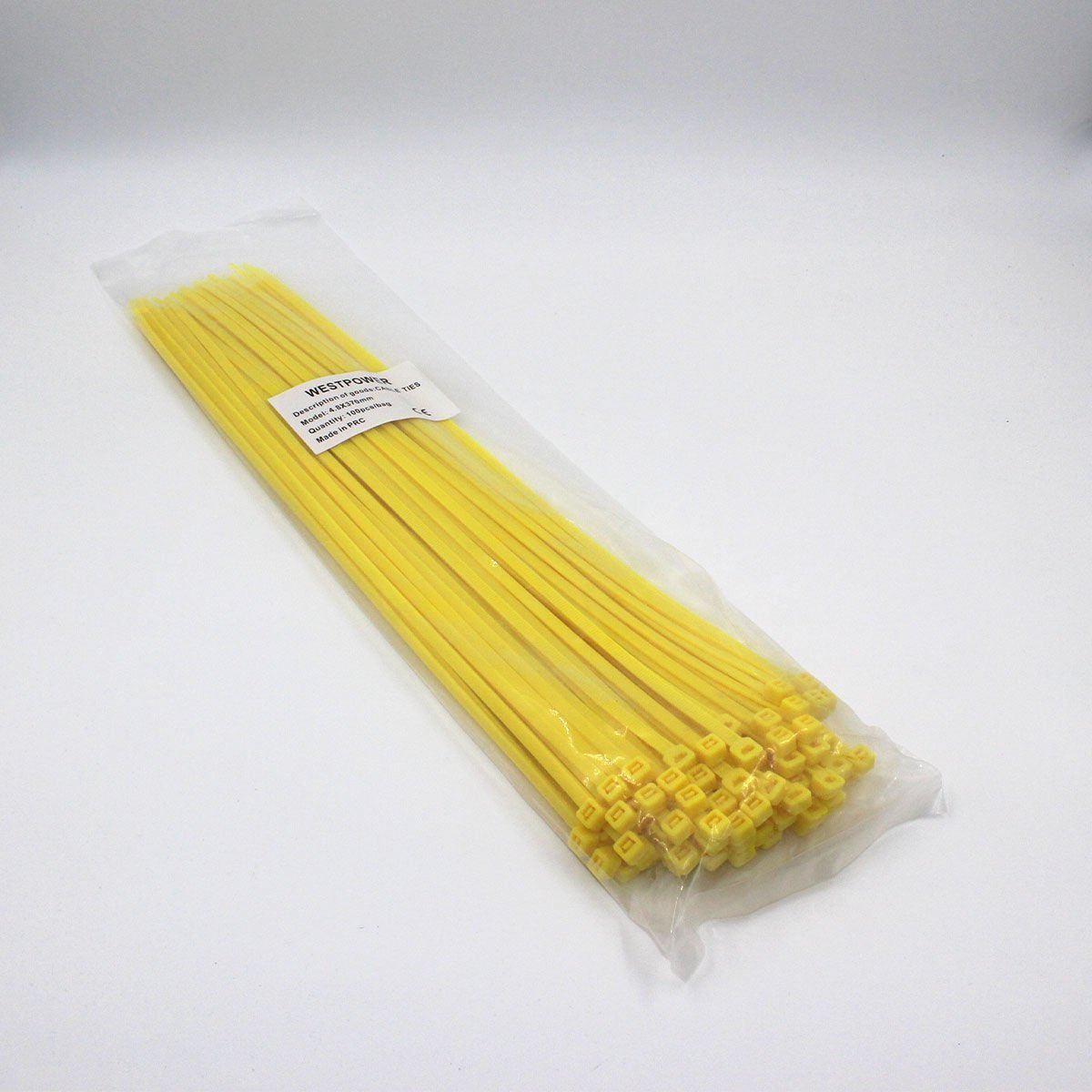 Fortech Plastik Kablo Bağı Sarı 4.8X370