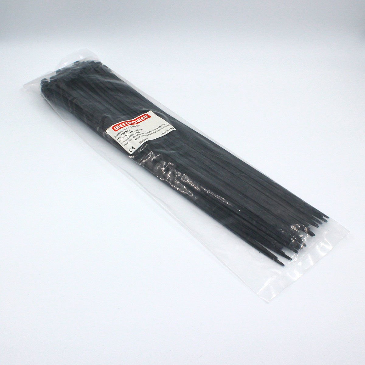 Fortech Plastik Kablo Bağı Siyah 4.8X380