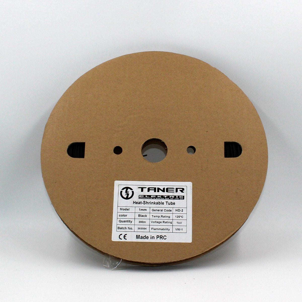 Fortech 1,5mm Siyah Isı İle Daralan Makaron