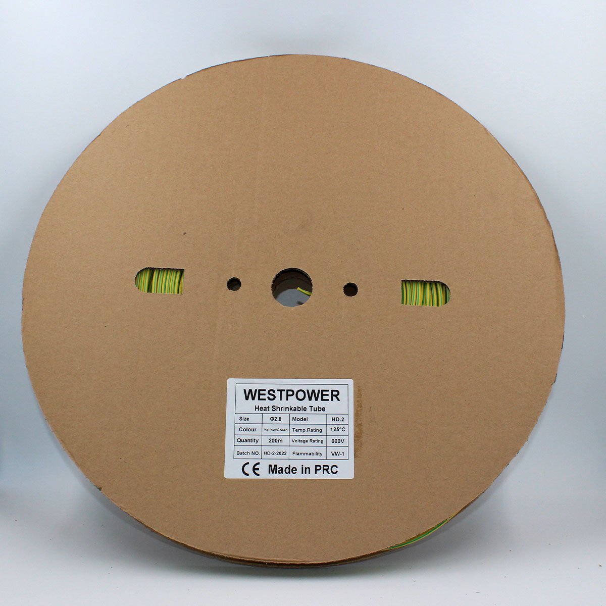 Fortech 2mm Sarı-Yeşil Isı İle Daralan Makaron