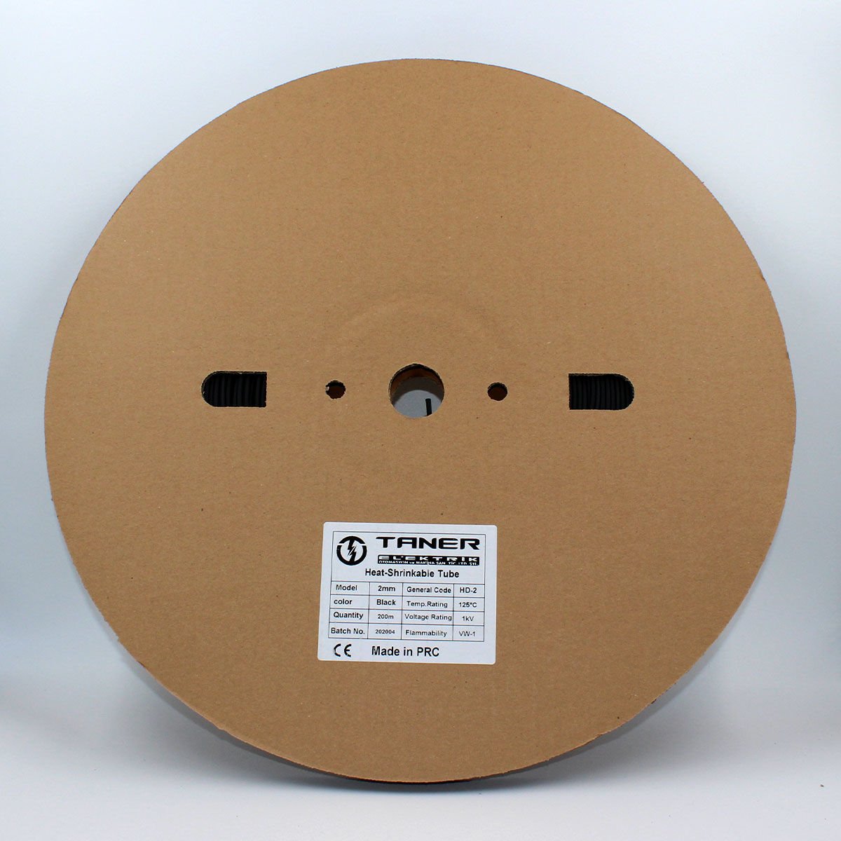 Fortech 2mm Siyah Isı İle Daralan Makaron