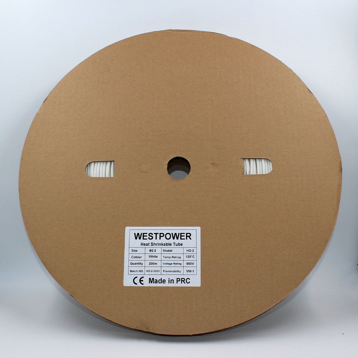 Fortech 2.5mm Beyaz Isı İle Daralan Makaron