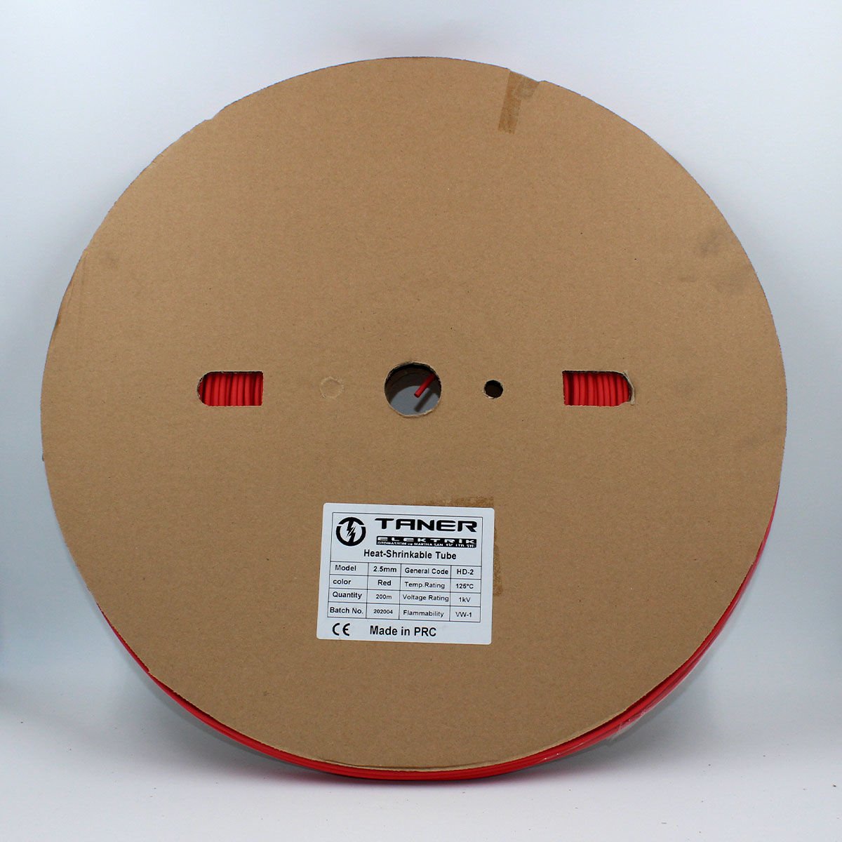 Fortech 2.5mm Kırmızı Isı İle Daralan Makaron