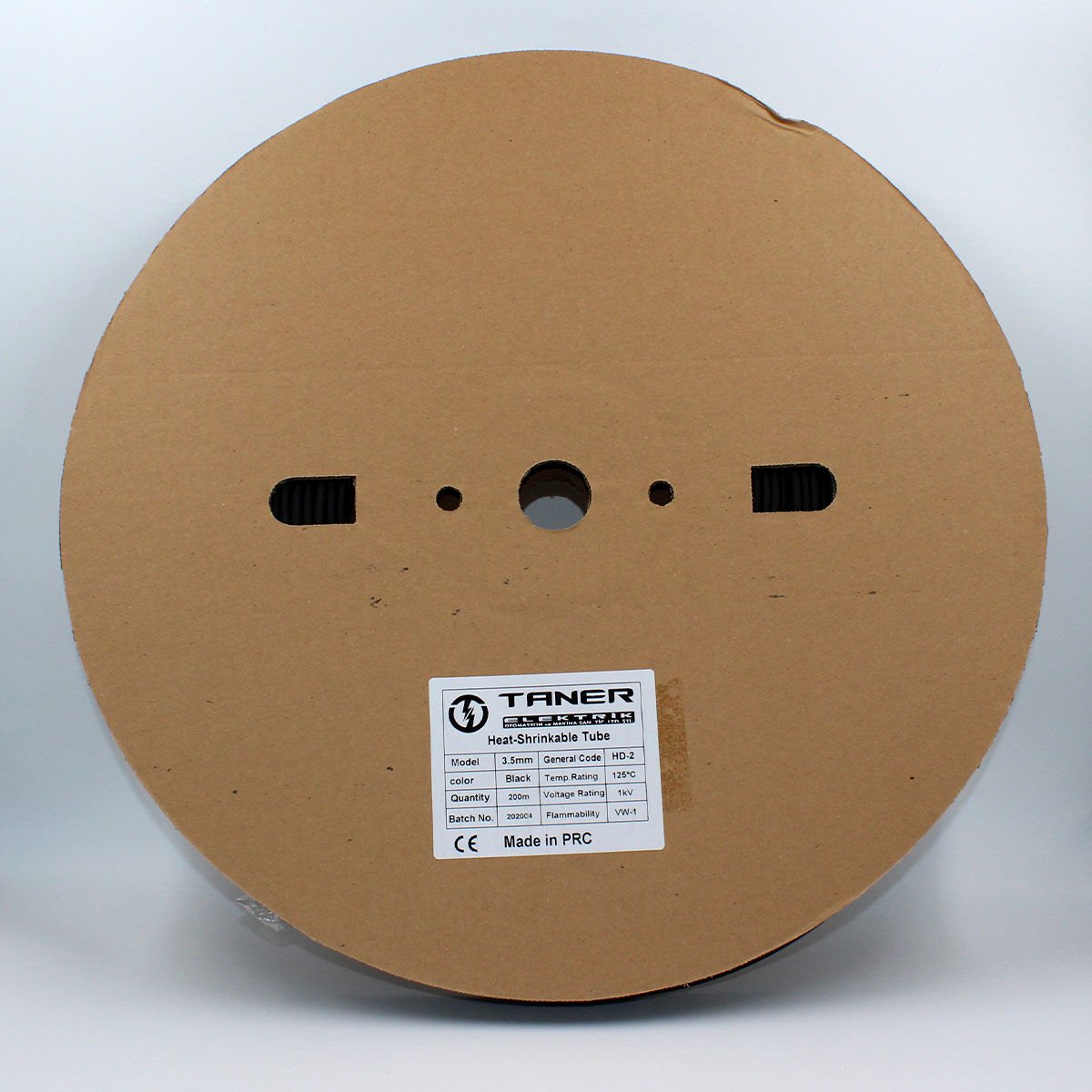 Fortech 3,5mm Siyah Isı İle Daralan Makaron